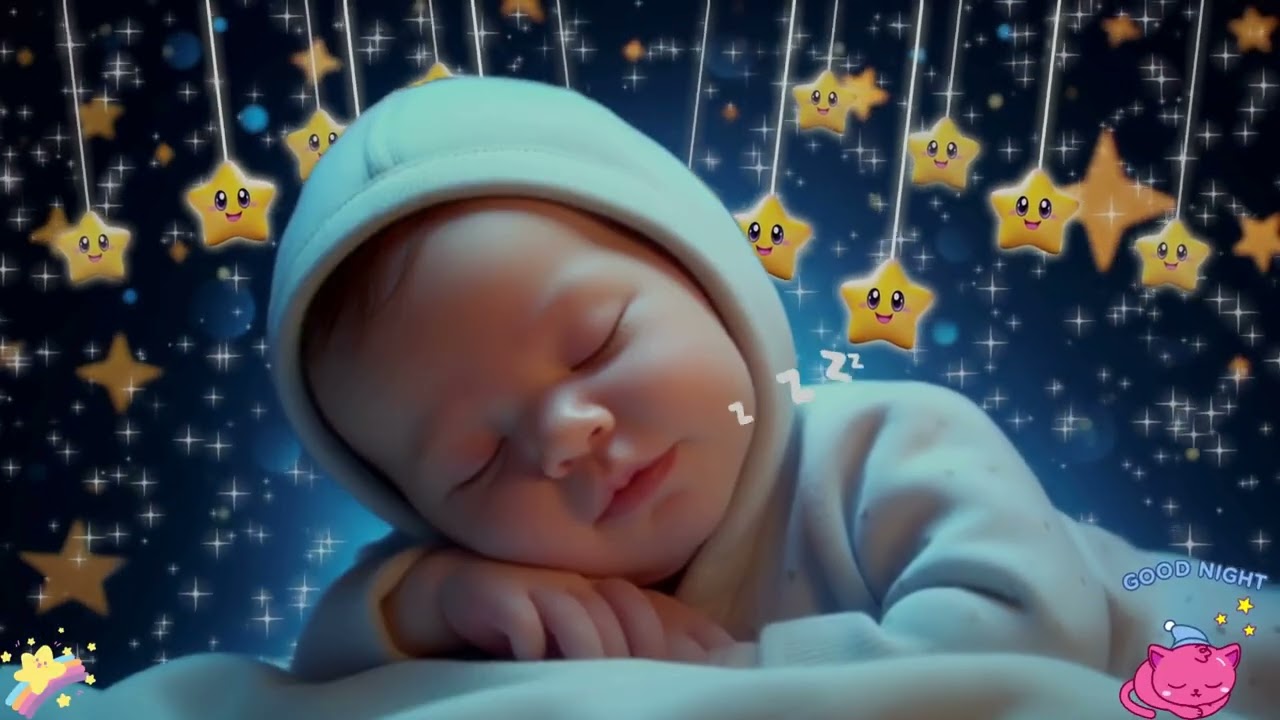 Deep Calm Night🎵Mozart & Brahms Lullabies ♥ Baby Music to Overcome Insomnia Quickly ♥