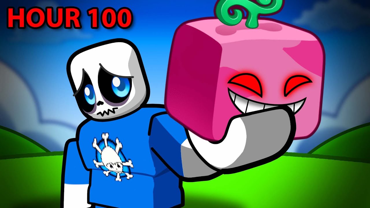 I Spent 100 Hours Going Noob To Max Level With Rubber In Blox Fruits