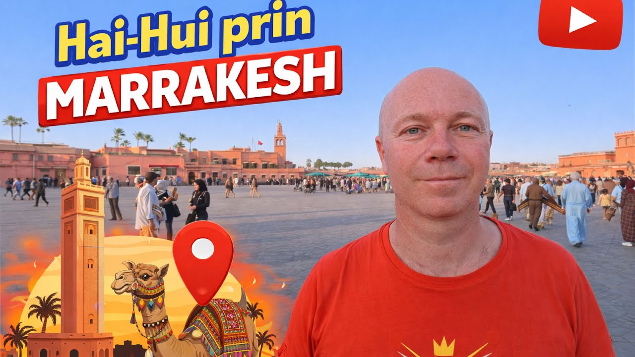 Hai-Hui pe straduțele din Marrakesh. Cum arată viața reală a oamenilor ? Ep. 2