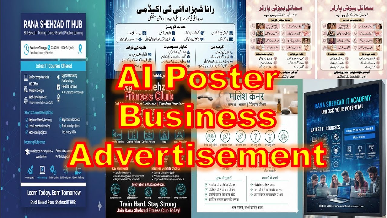 How to make advertisement poster for own business using Google Gemini Nano Banana