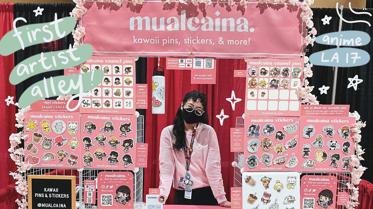 My First EVER Artist Alley @ Anime Los Angeles 2022 | Mualcaina