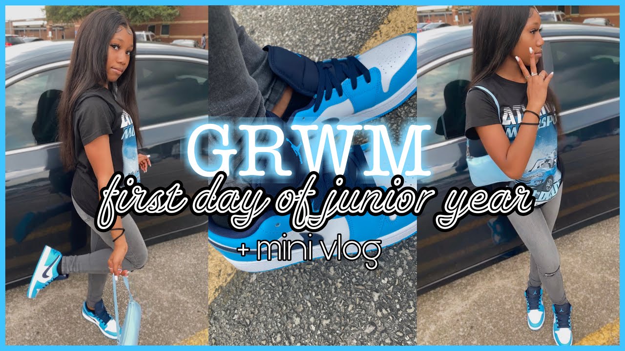 GRWM: First Day Of School + Mini Vlog *junior year* | Mia Chanelle