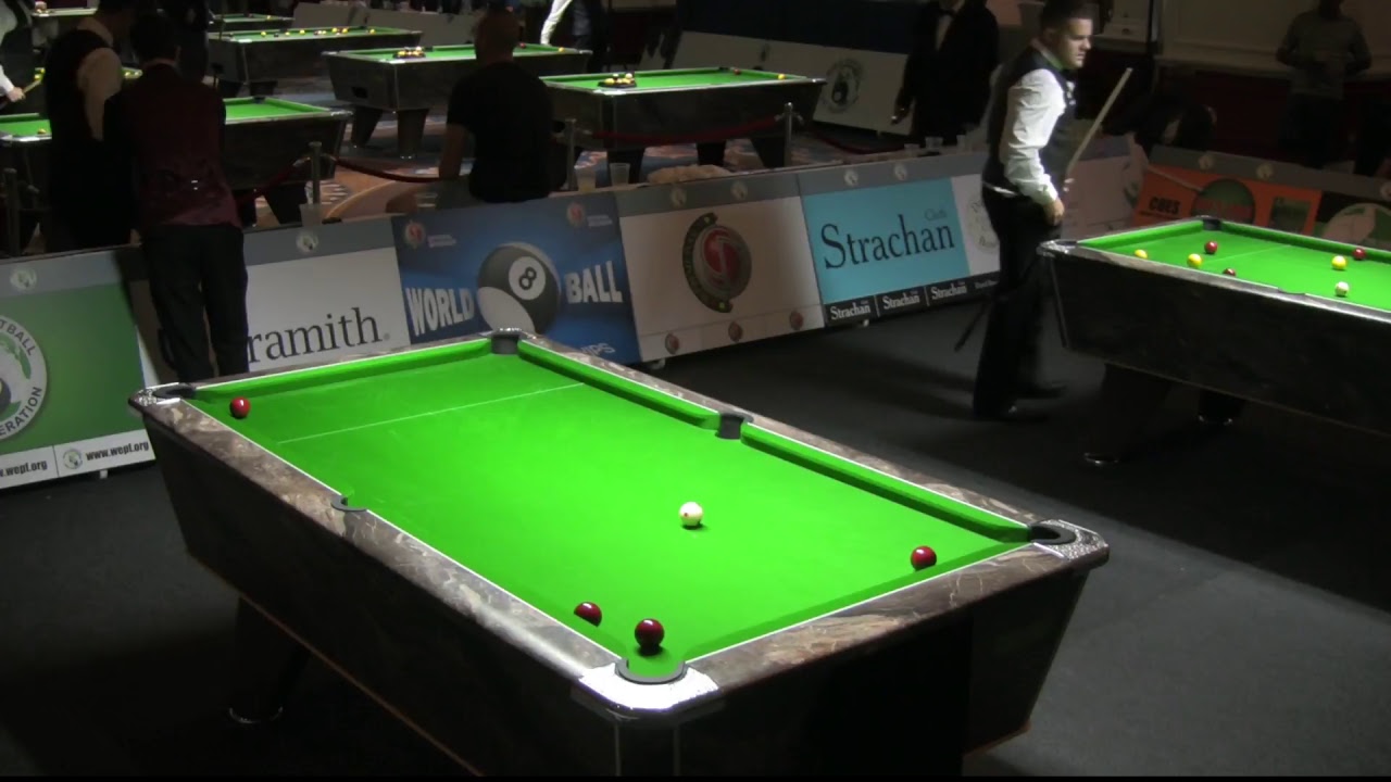 2018 World Championships - Mens Singles - David Rothall v Aaron Davies