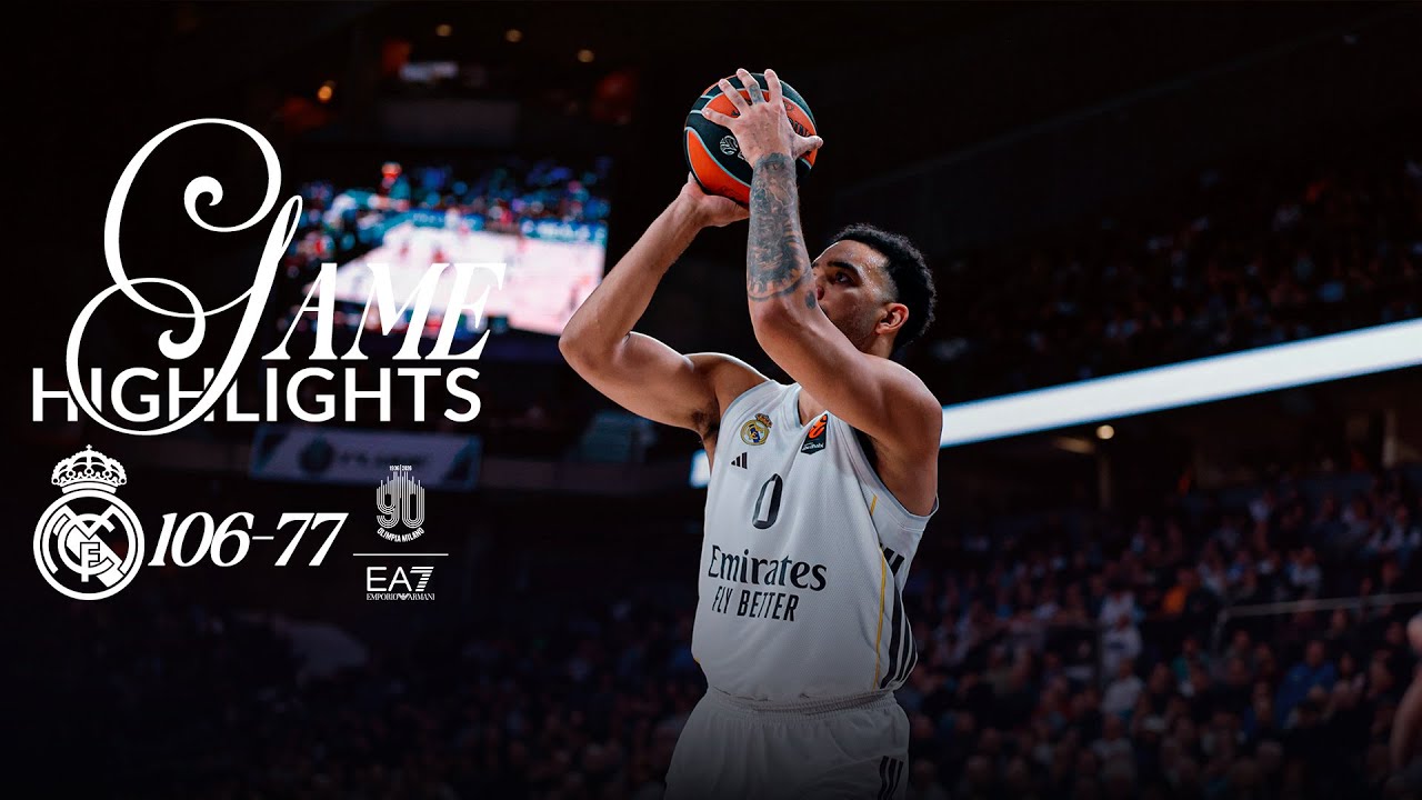 Real Madrid 106 - 77 EA7 Emporio Armani Milano | Euroleague