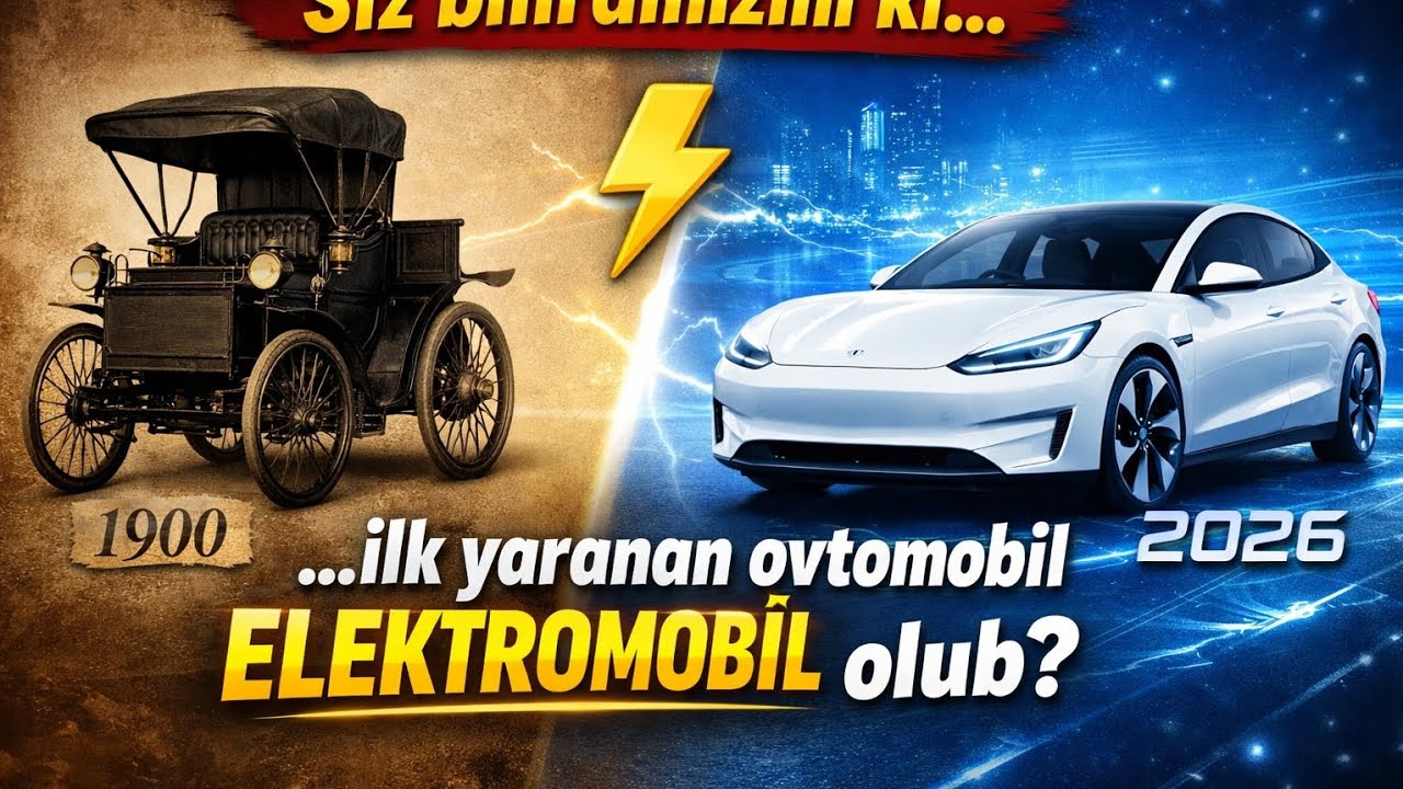Bilirsinizmi ki, ilk yaranan avtomobil elektromobil olub?..