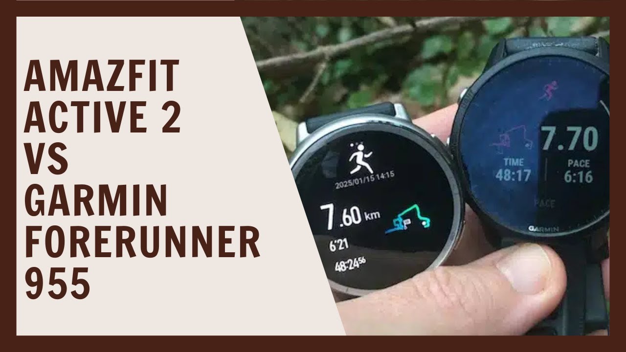 Amazfit Active 2 и Garmin Forerunner 955 — сравнение точности отслеживания бега
