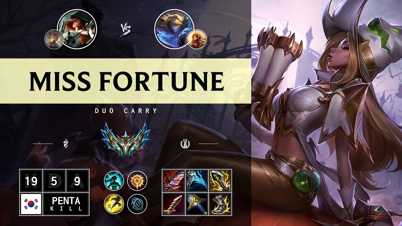Miss Fortune ADC vs Ezreal - KR Challenger Patch 14.13