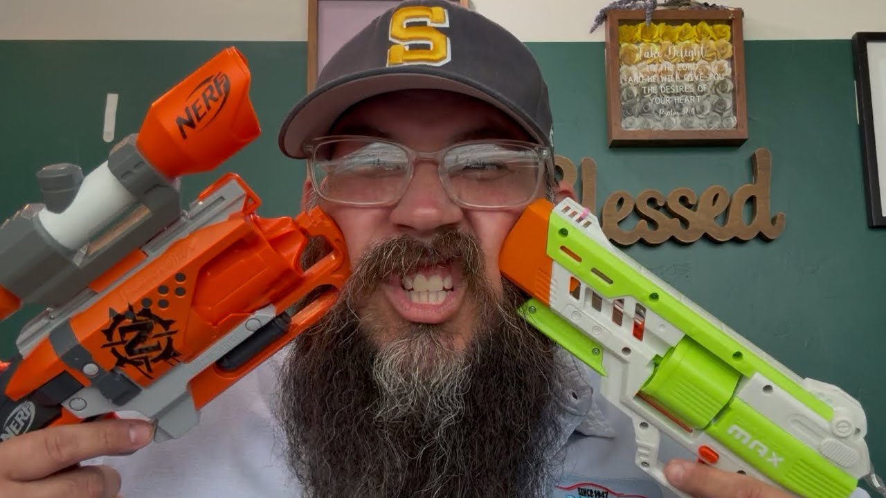 Dart Zone Outlaw Vs Nerf Hammershot