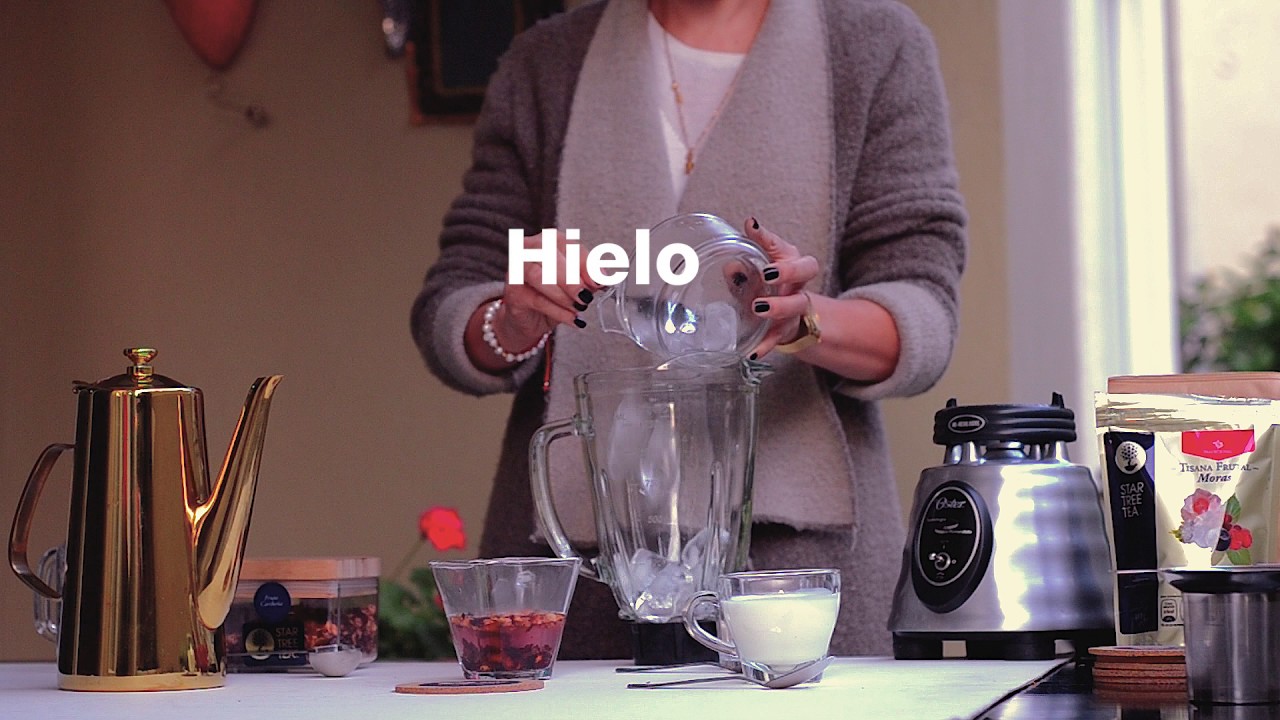 Aprendiendo a preparar Smoothie con tisanas Star Tree Tea