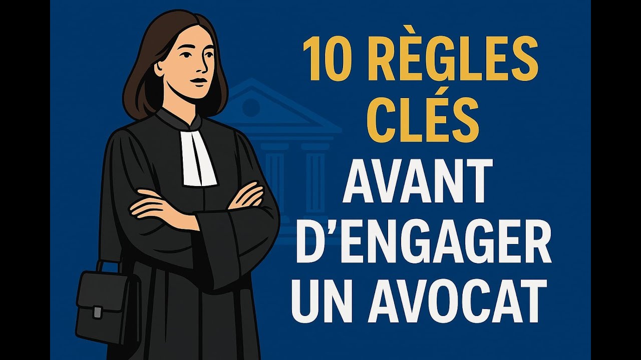 Avant de missionner un avocat : les 10 règles à connaître absolument !