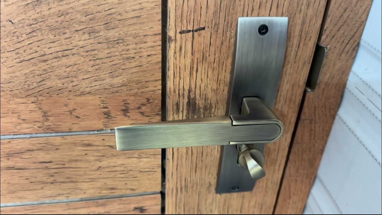 Door Lock Fitting 😧😮 #foryou #wood #woodworking #trending #furniture #shorts #design #ytshorts