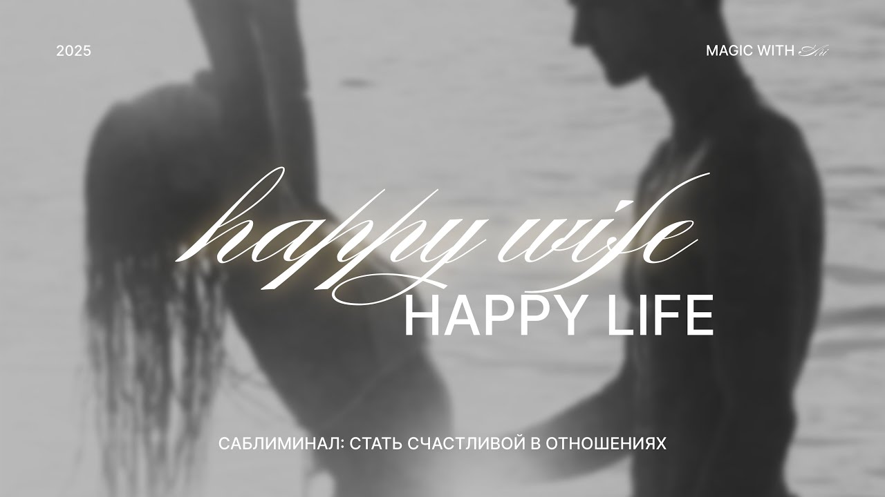 счастливая жена - счастливая жизнь | саблиминал | magic with ari