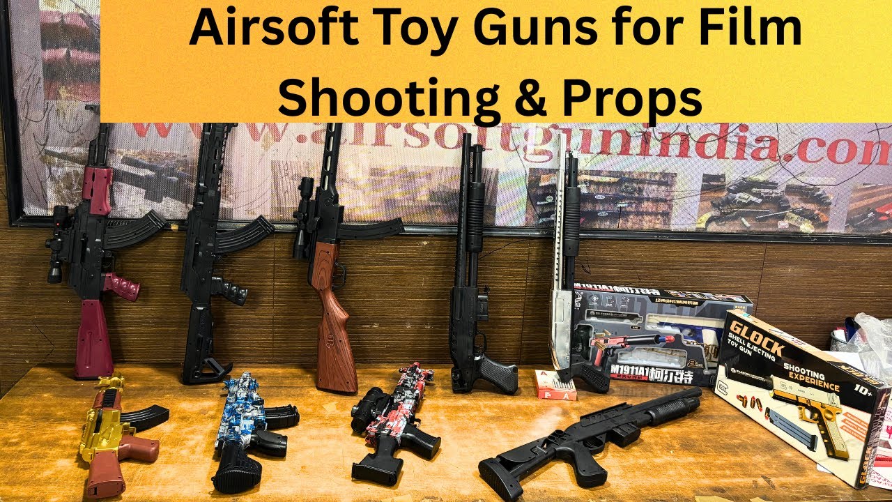 Airsoft Toy Guns for Film Shooting & Props | Budget-Friendly Replica Guns | Airsoft Gun India