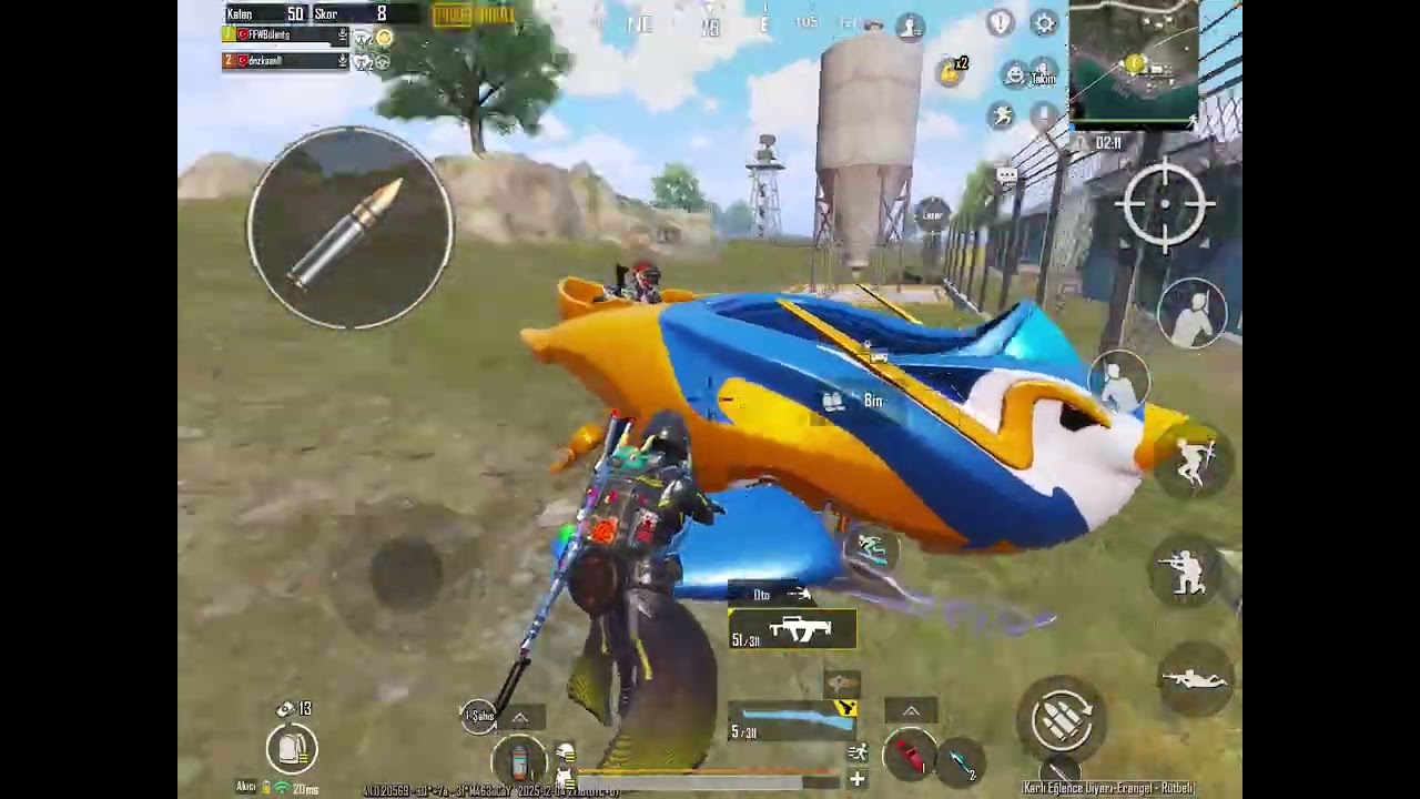 Tüh gitti maç duo squad pubg mobile 