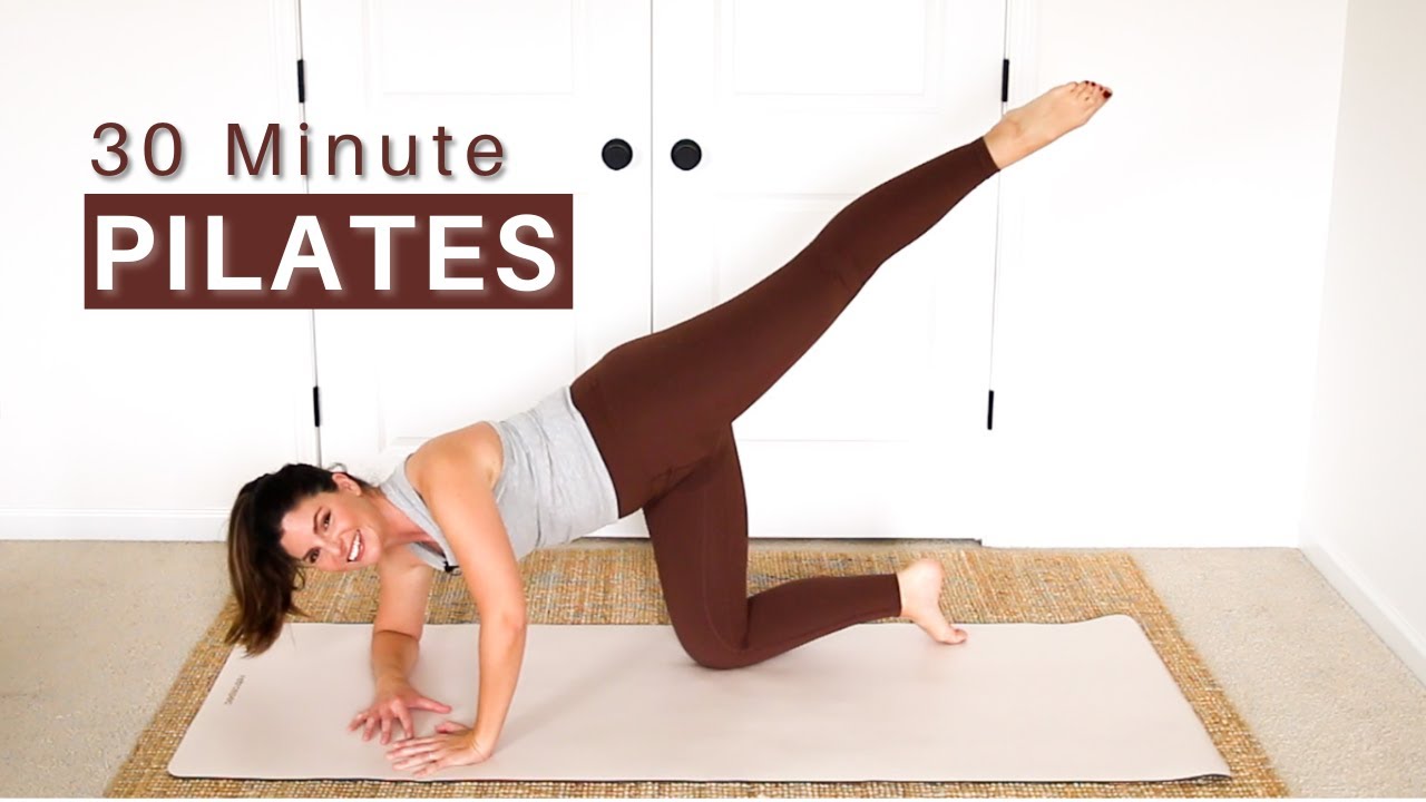 30 Minute Pilates Workout | Pilates at home (no equipment)