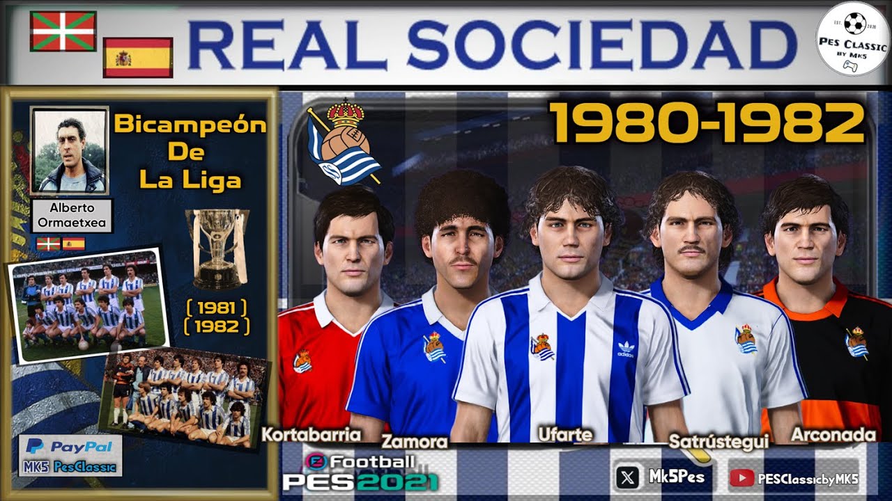 PES 2021: Real Sociedad 1980-1982 | 