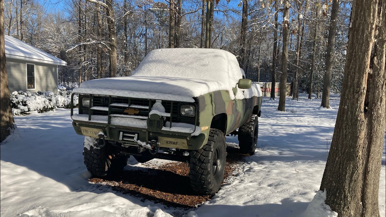 6.2 diesel CUCV very cold start