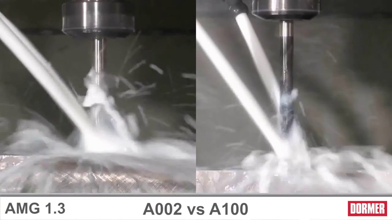 Dormer A002 vs A100 HSS Drills   Carbon Steel AMG 1 3