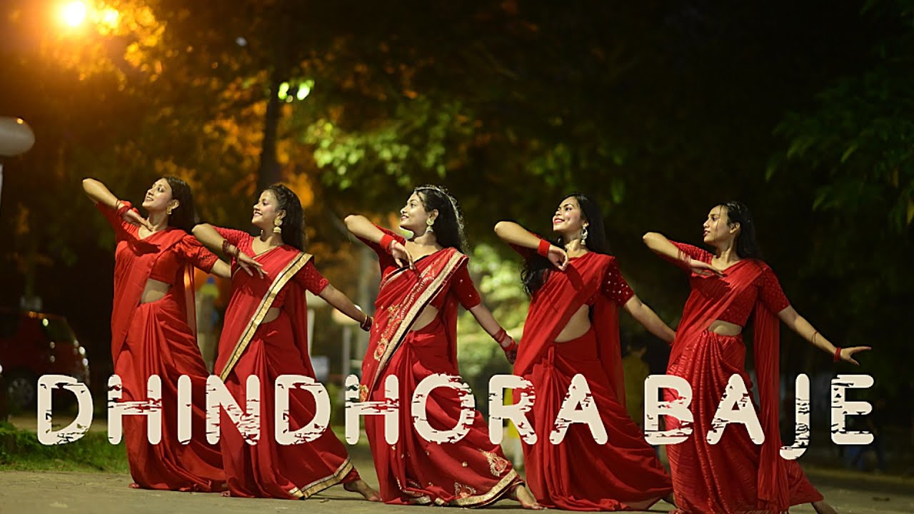 Dhindhora Baje re || Dance cover || Durga puja 2023 || Nach Manzil