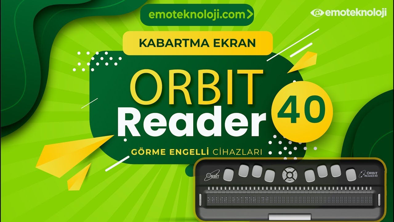 Orbit Reader 40 - En Uygun Fiyatlı Kabartma Ekran (TR Tanıtım)