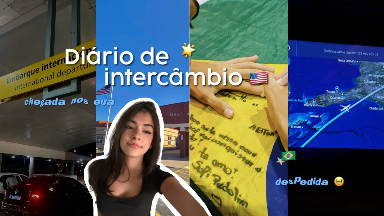 DIÁRIO DE INTERCÂMBIO EUA #1 despedida + chegada aqui! 🇺🇸