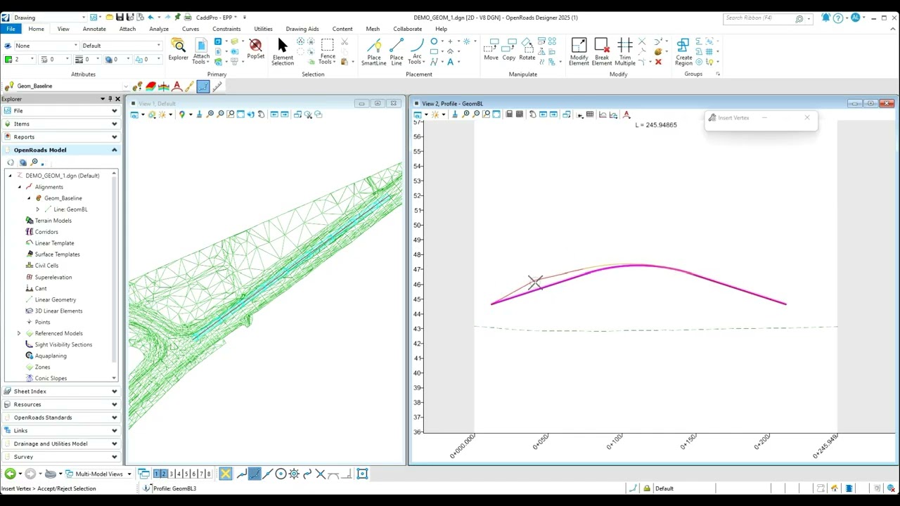 5 Vertical alignment tips for OpenRoads and OpenRail