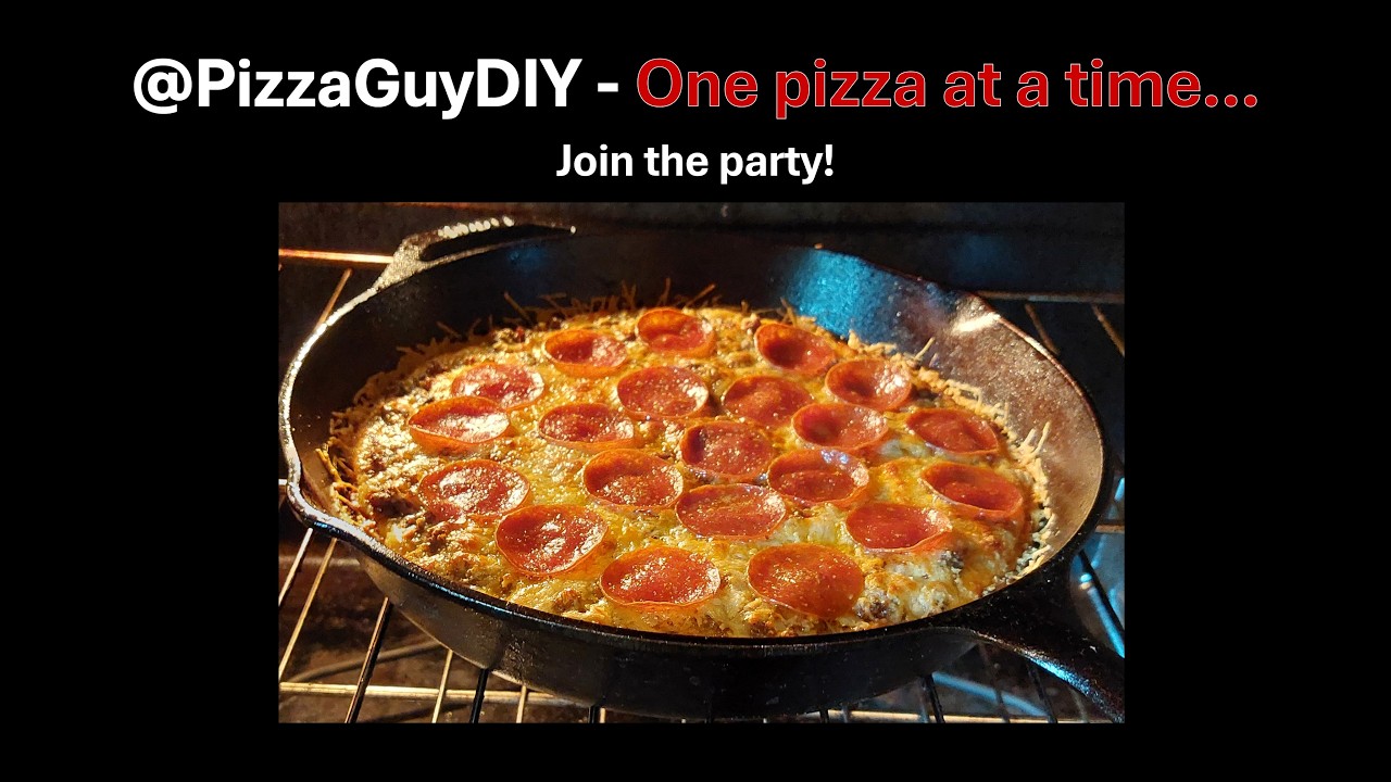 Cast iron pizza - sausage, mushroom, pepperoni, WALMART Great Value 2 Ready to Bake Pizza Thin Crust