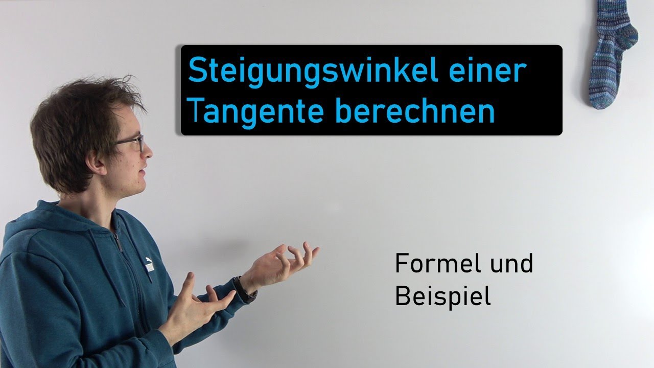 Steigungswinkel einer Tangente berechnen| Mathe Oberstufe