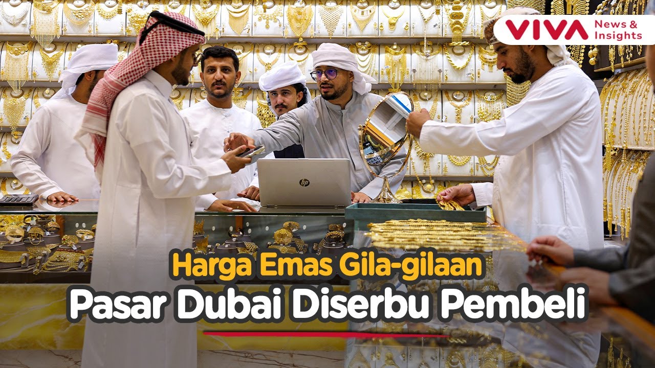 Harga Emas Nyaris Tembus Rekor Dunia, Warga Dubai Justru Borong