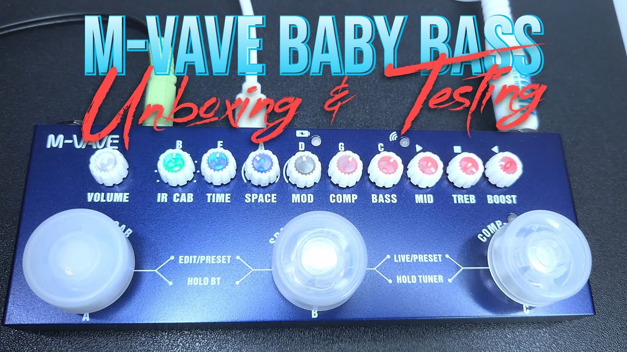 M VAVE BABY BASS Unboxing & Testing