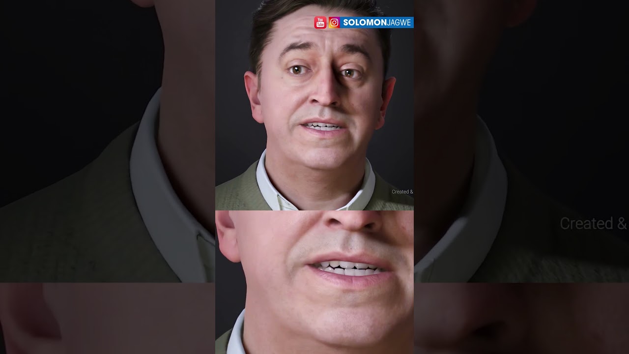 Incredibly Realistic Character Creation & Facial MOCAP using Character Creator 5!! #shorts