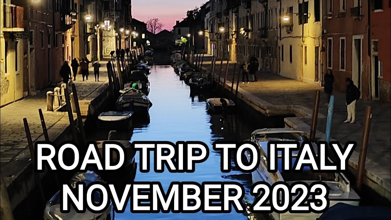 ROAD TRIP TO ITALY NOVEMBER 2023... Ταξίδι με τις μηχανές στην Ιταλία....