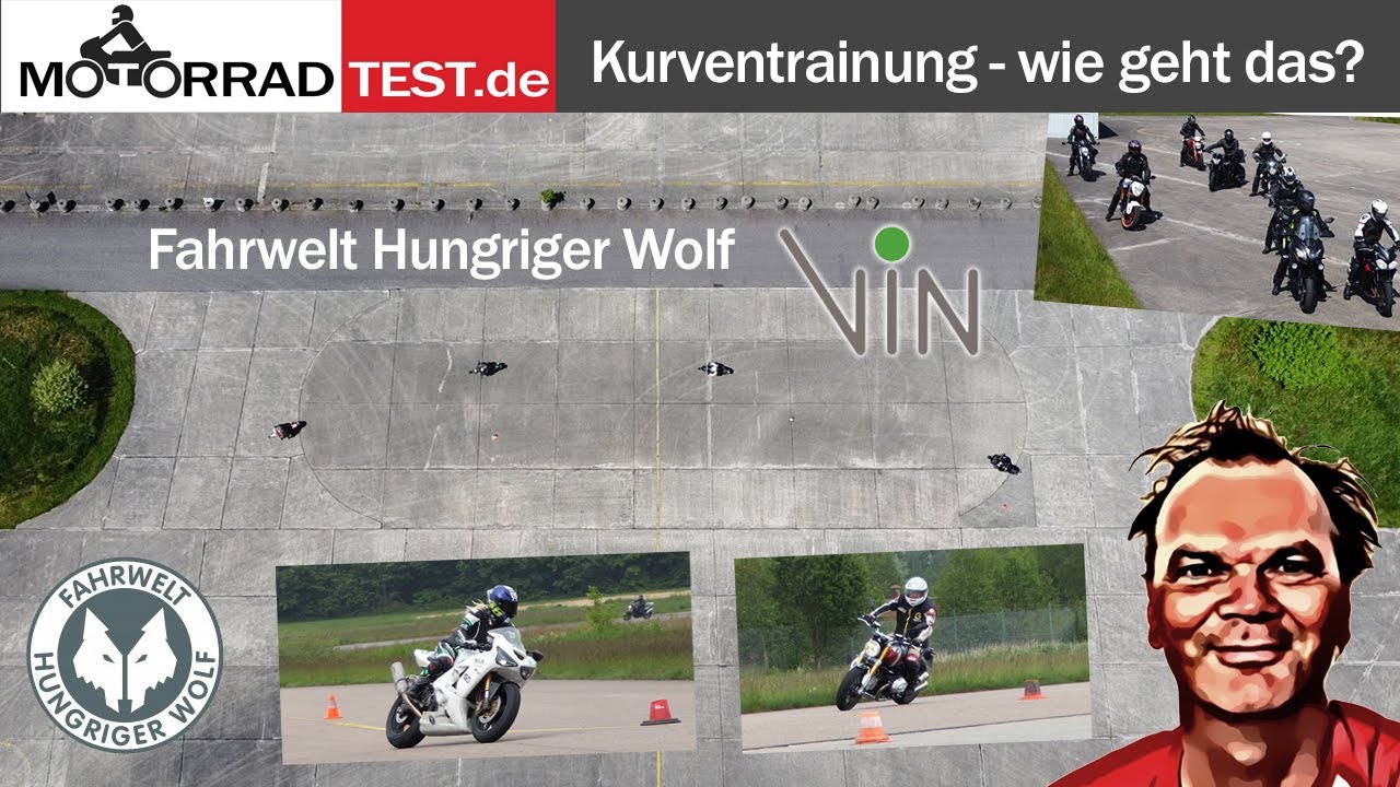 Kurventraining Motorrad | VIN - Fahrwelt Hungriger Wolf
