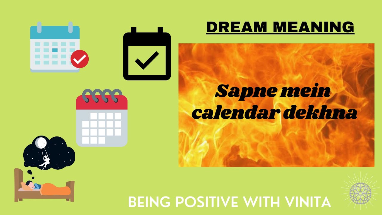 Sapne mein  calendar dekhna (DREAM MEANING)