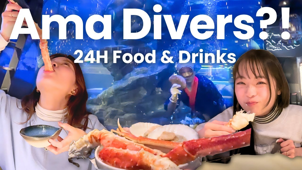 We Didn’t Expect This… Ama Divers🦪 & 24H Yokocho in Tokyo🏮 | GRAND HAMMER Shimbashi