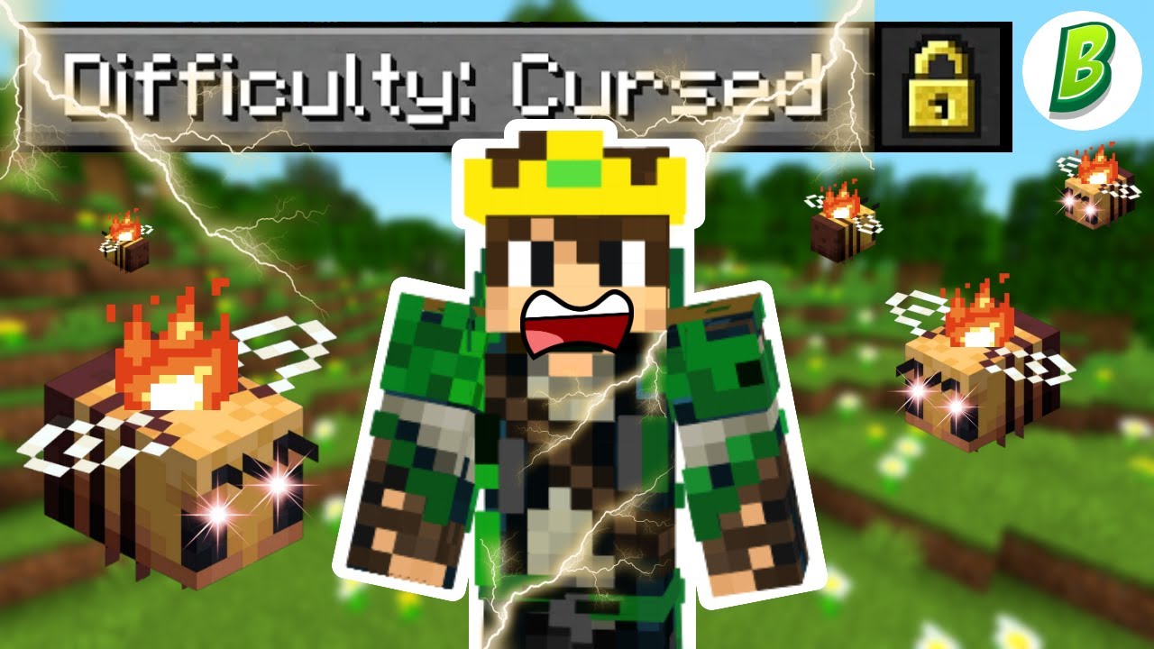 Trying to BEAT Fundy's new "Cursed" Difficulty in Minecraft! ($250 Prize)