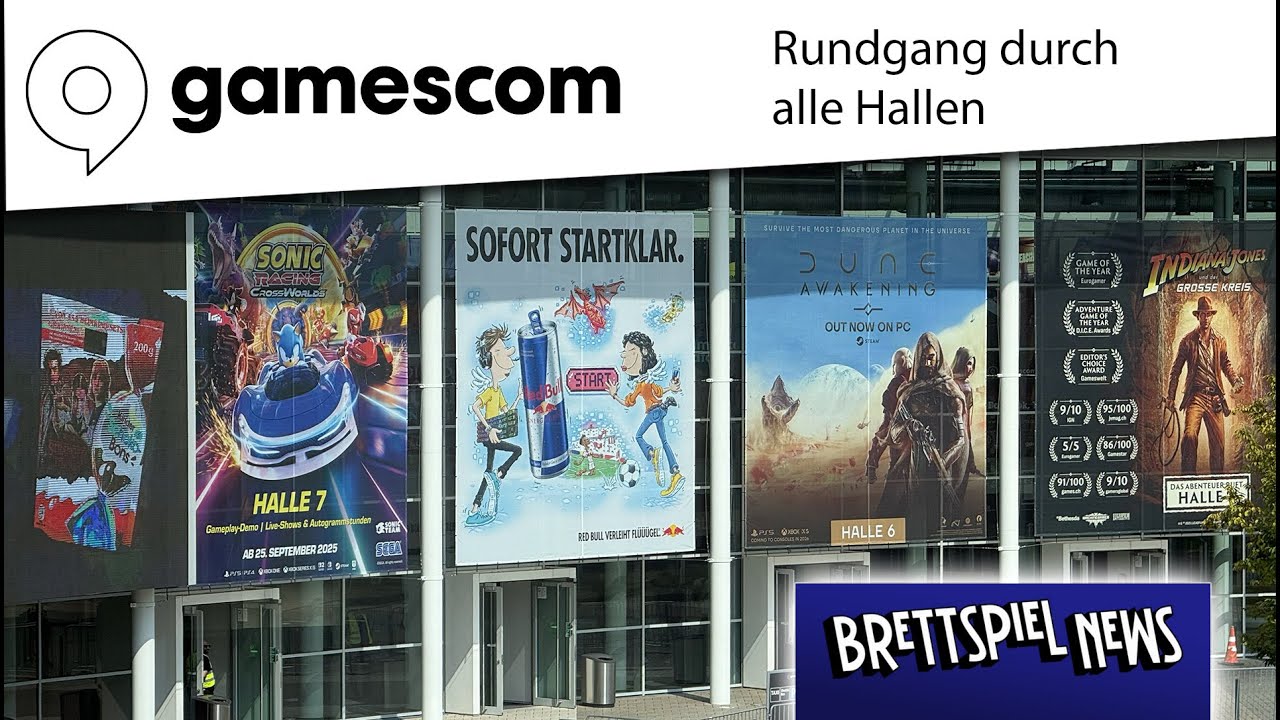 Gamescom 2025 - Rundgang durch alle Hallen