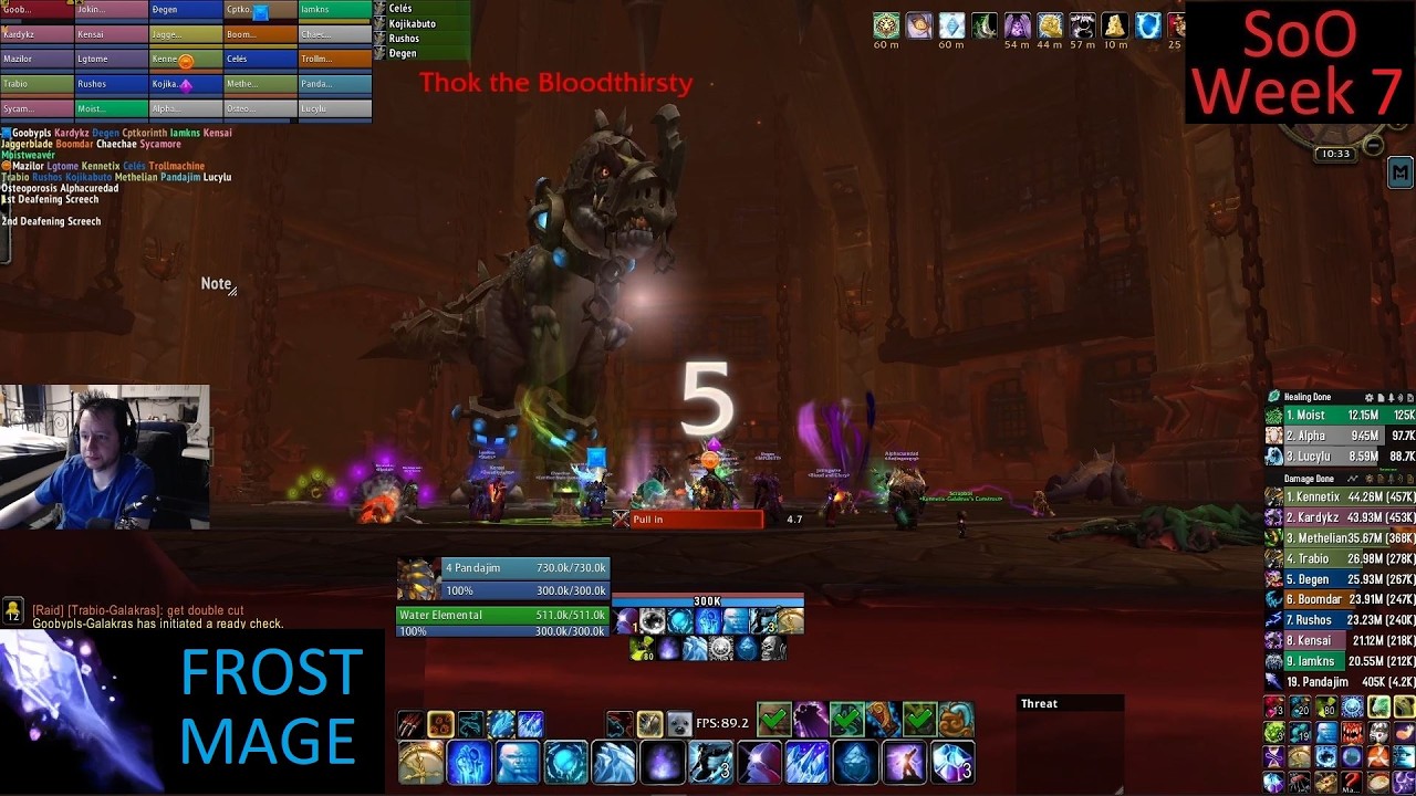 Siege of Orgrimmar 25 man - Frost Mage PoV - Week 7 MoP Phase 5 - 7-20-26