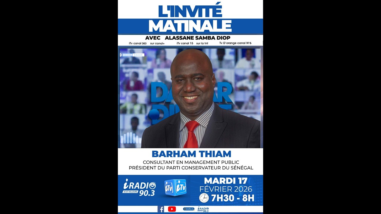 🛑  |DIRECT| INVITE DE LA MATINALE DU 17 FÉVRIER 2026 AVEC ALASSANE SAMBA DIOP ET BARHAM THIAM