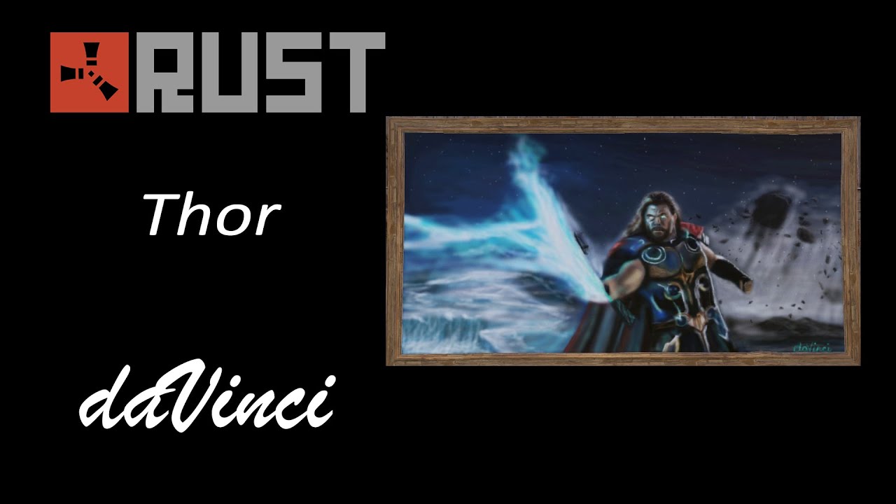 Rust Art - Speed Painting - Thor