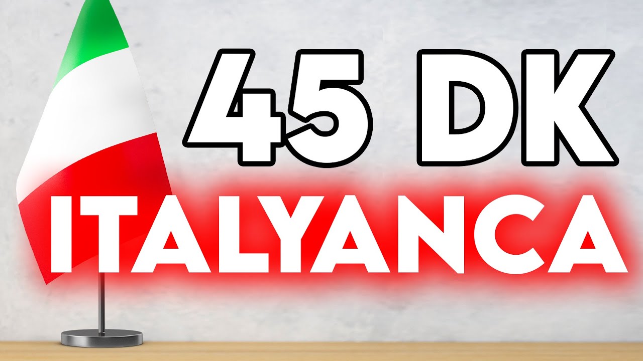 İtalyanca dinleme ve anlama. Italyanca öğreniyorum. Italyanca cümle yapısı
