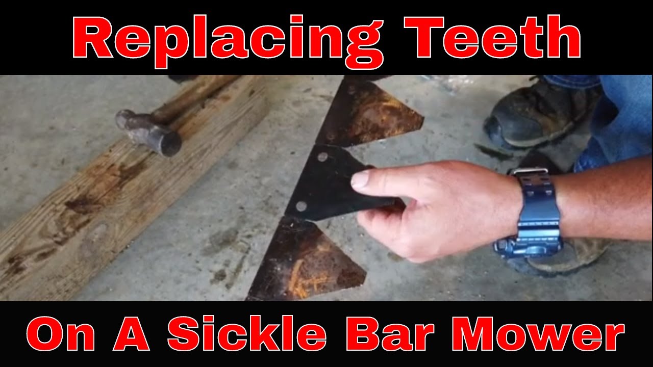 Replacing Teeth On A Sickle Bar Mower #146