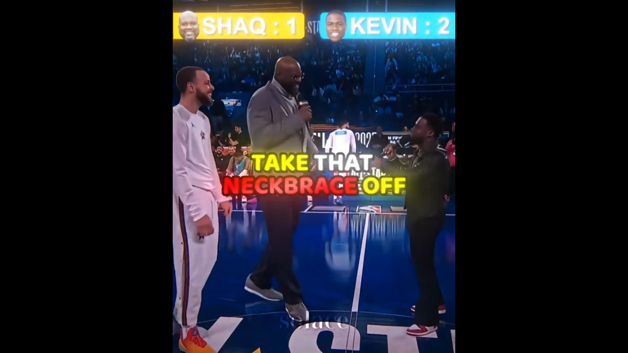 Shaq And Kevin Hart At The NBA All Stars.. 😂