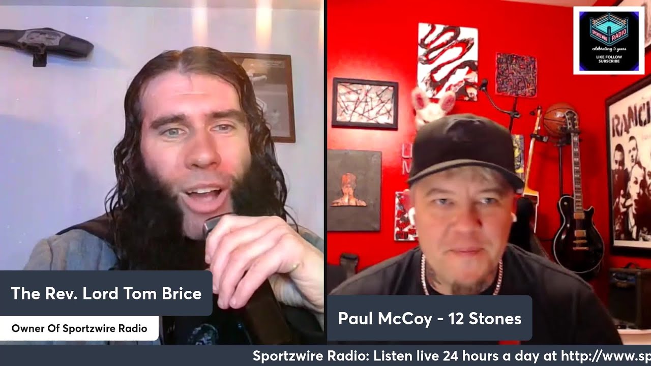 Радиостанция Sportzwire с Полом МакКоем из группы 12 Stones.