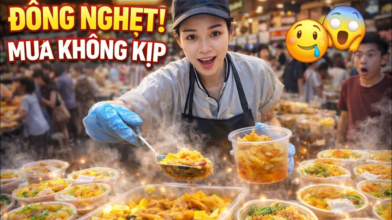 Кусочки курицы в крупнейшем супермаркете Сайгона