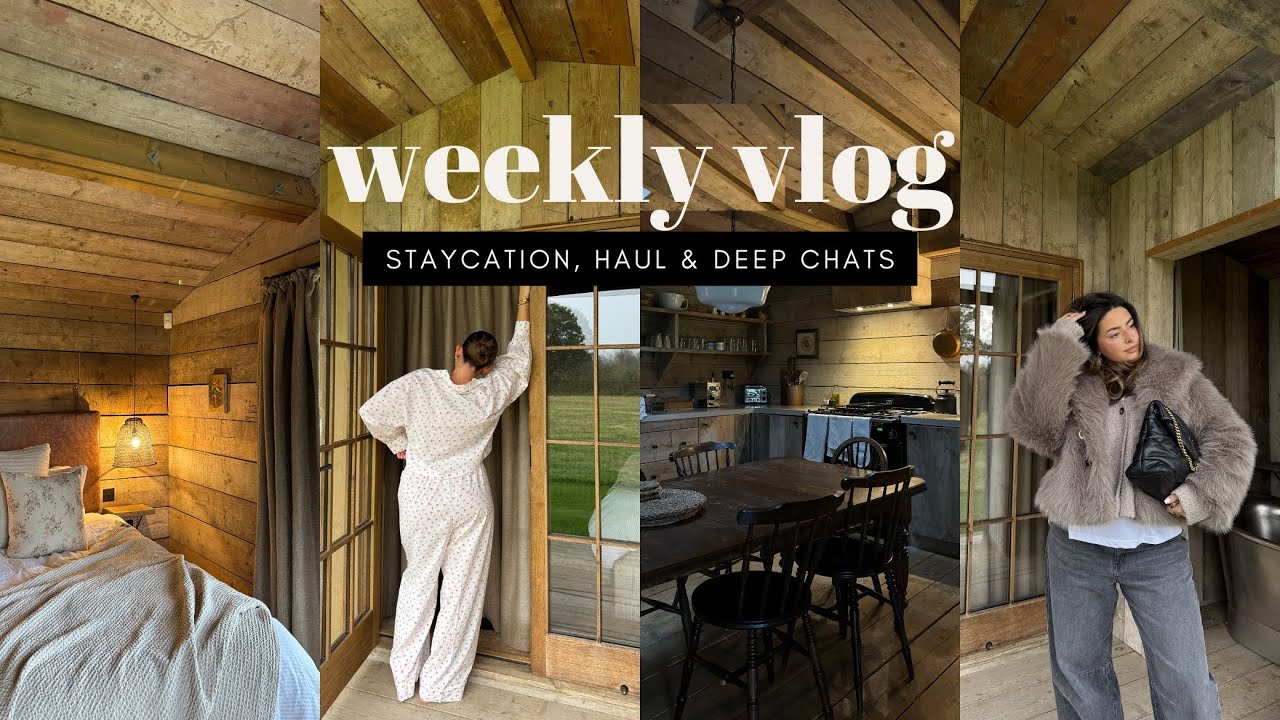 WEEKLY VLOG | a gorg staycation, current thoughts & feelings and a D.Louise jewellery haul