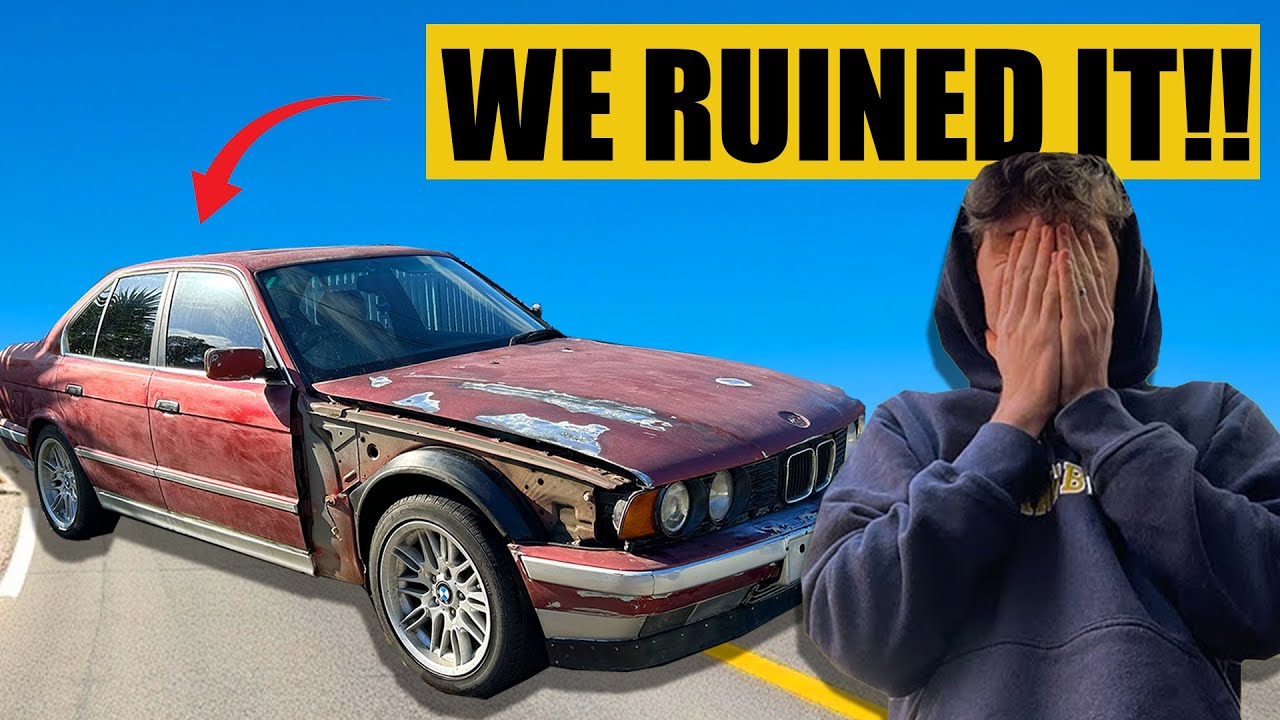 Restoring an OLD BMW E34 On a BUDGET!