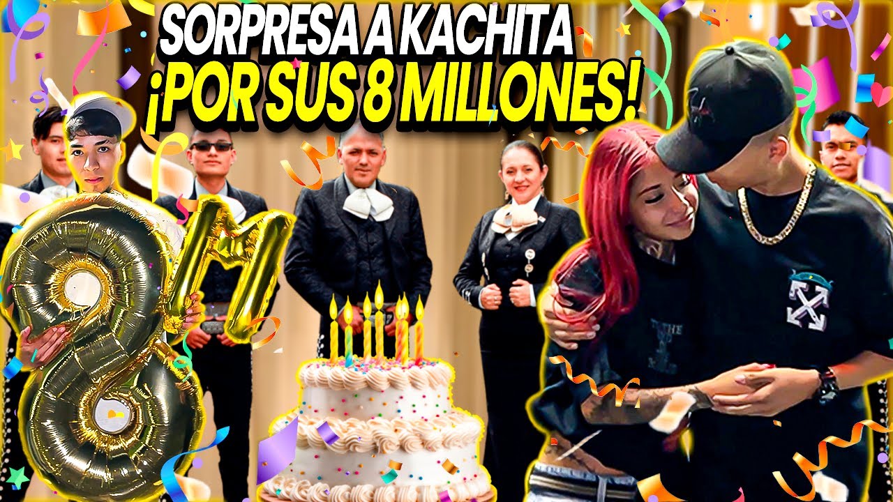 ¡SORPRESA para Kachita por sus 8 MILLONES de seguidores! 🥳🎁