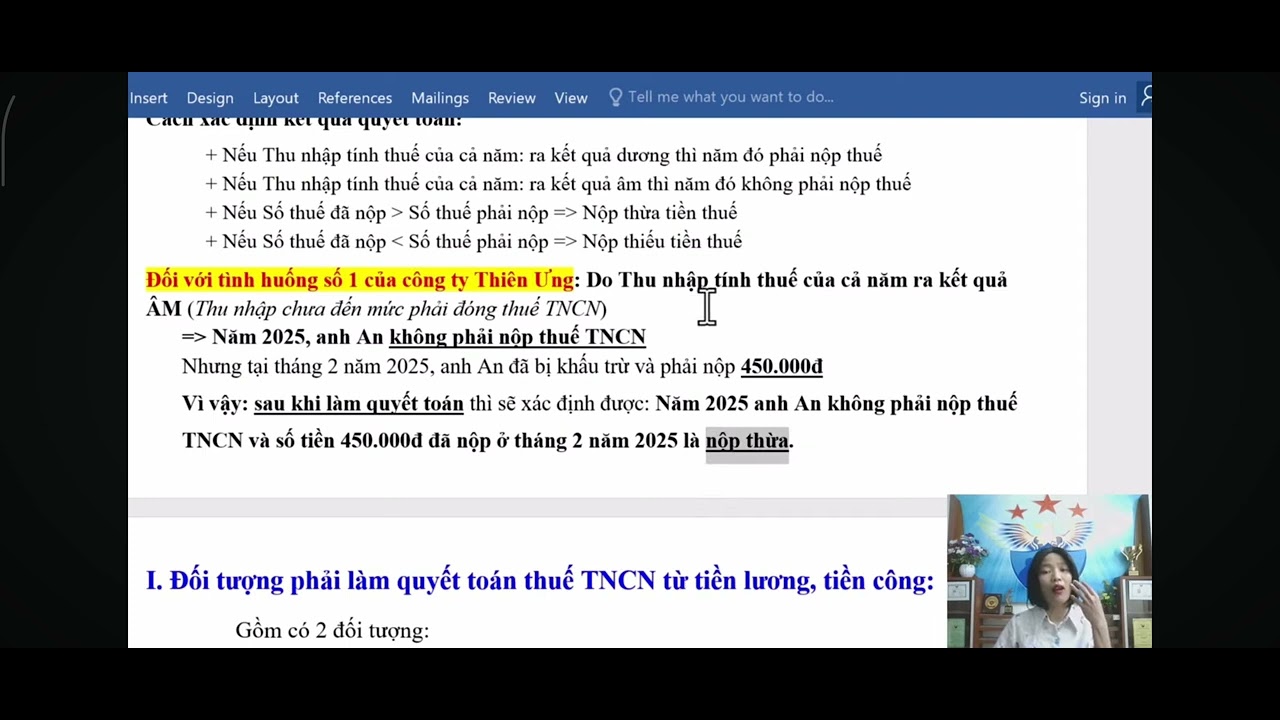 Buổi 5 Quyết toán thuế TNCN