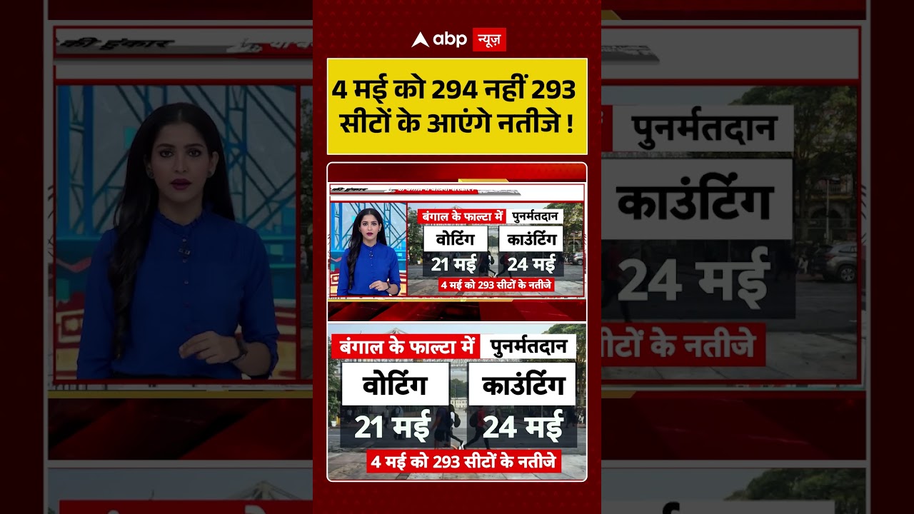 West Bengal Election Result: 4 मई को 294 नहीं 293 सीटों के आएंगे नतीजे !|  #ytshorts #trendingshorts